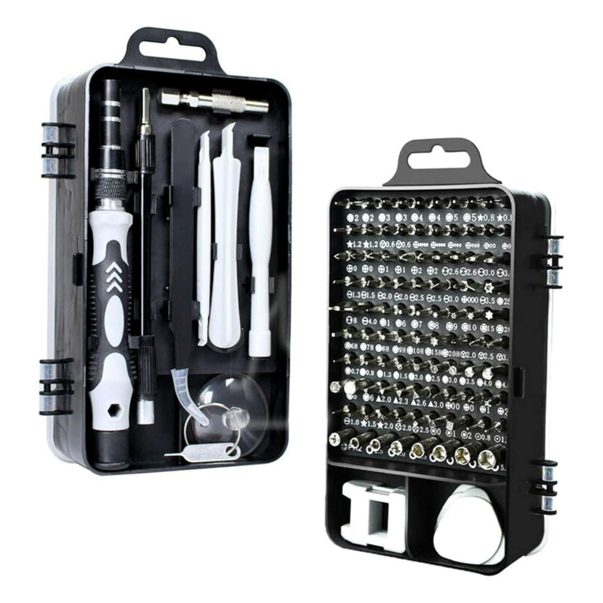 BUFFER® Hassas Tornavida Seti Bilgisayar Pc Telefon Onarım Aracı Seti Manyetik 115 in 1 Tornavida Seti