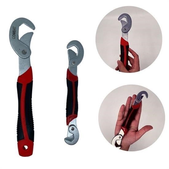 BUFFER® Çok Fonksiyonlu Ergonomik Ayarlanabilir Büyük Küçük Akıllı Pense Anahtar 2li Set