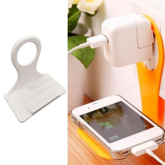 BUFFER® Universal Mobil Şarj Priz Askısı ve Telefon Tablet Tutucu Stand