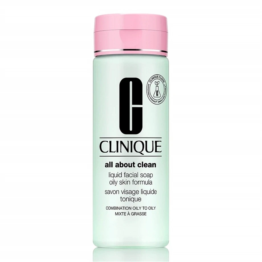 Clinique Liquid Facial Soap Oily Skin- Yağlı Ciltler için Likit Yüz Temizleyici 200 ml