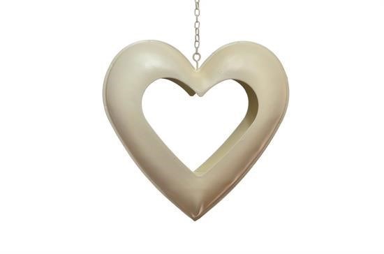 BUFFER® Decotown Kalp Motifli Metal Mumluk Dekoratif Mum Tutucu Stand