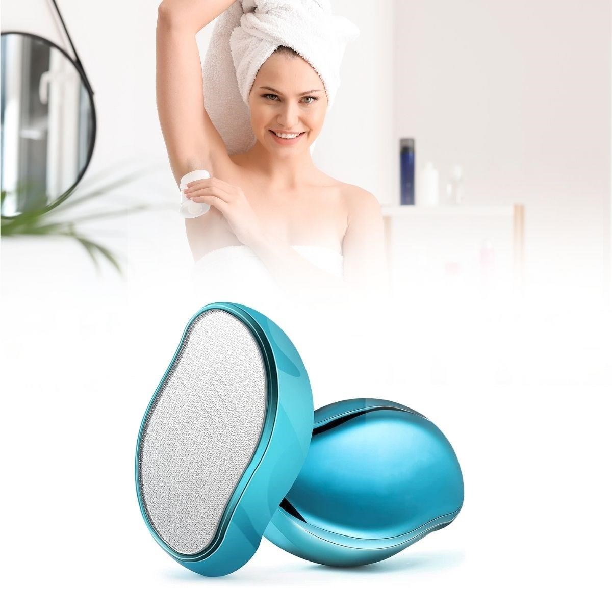 BUFFER® Acısız,Ağrısız Manuel Tüy Dökücü Kristal Epilatör Tüy Silgisi Epilasyon