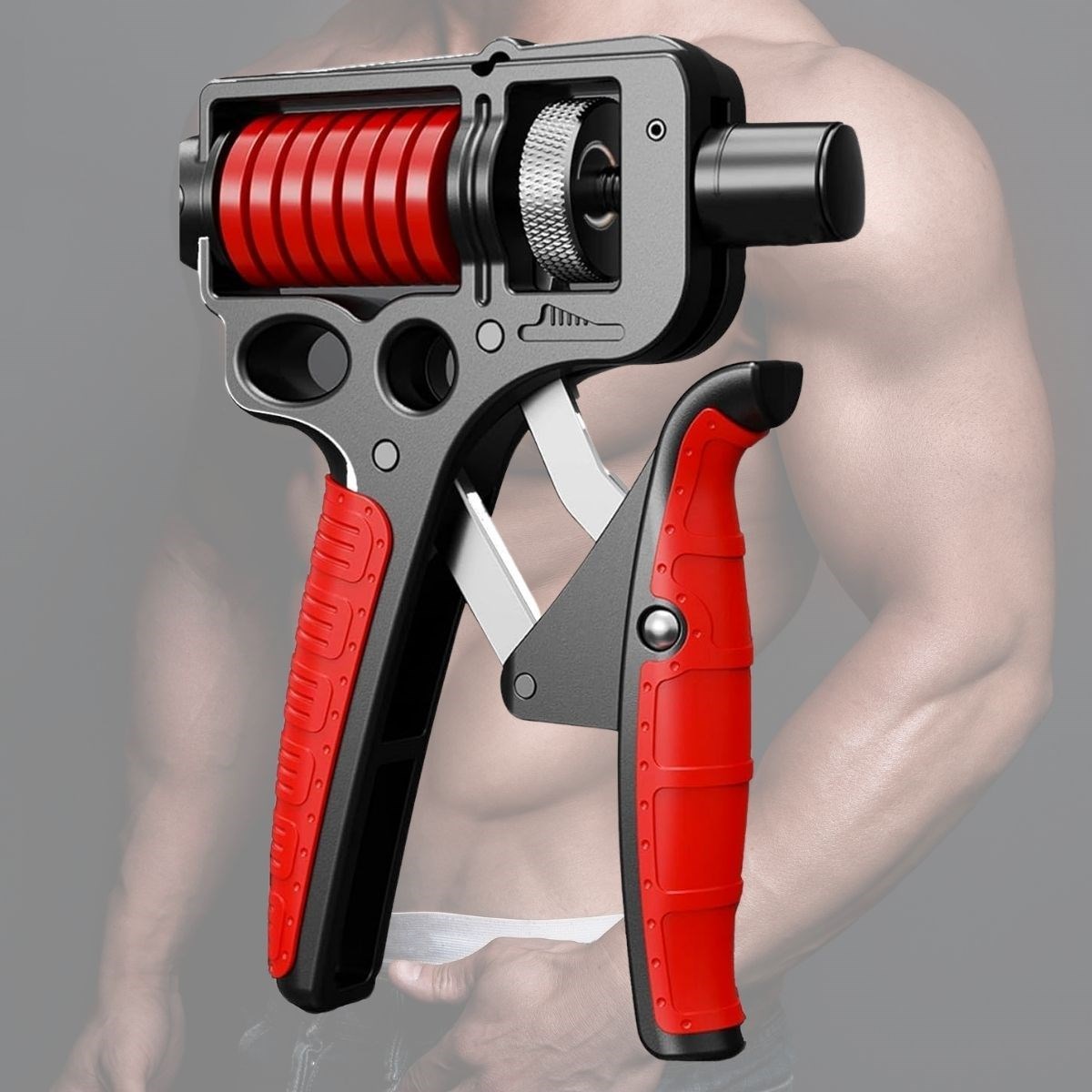 BUFFER® Profesyonel El Bilek ve Kol Güçlendirici Kavrama Egzersiz Aleti Ayarlanabilir El Yayı